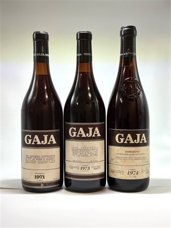  
Gaja, Barbaresco 1971-1973-1974
Italia-Piemonte 0,75