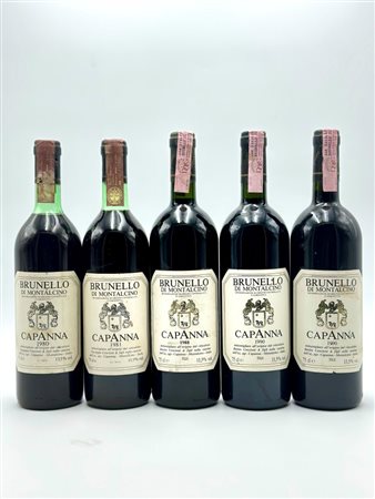  
Capanna, Brunello di Montalcino 1980-1981-1988-1990
Italia-Toscana 0,75