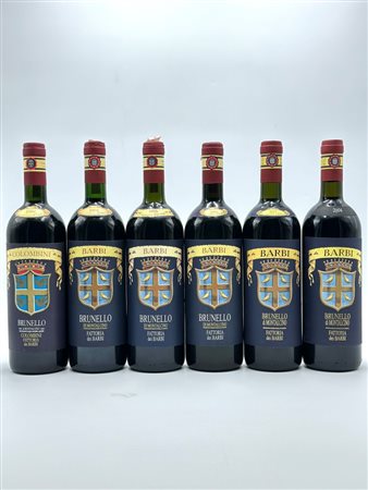  
Fattoria Barbi, Brunello di Montalcino 1994-1995-1996-2003-2004
Italia-Toscana 0,75