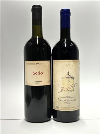  
Le Macchiole, Scrio - Tenuta San Guido, Guidalberto 2000-2001
Italia-Toscana 0,75