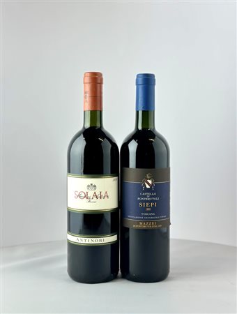  
Marchesi Antinori, Solaia - Mazzei, Castello di Fonterutoli Siepi 1999
Italia-Toscana 0,75