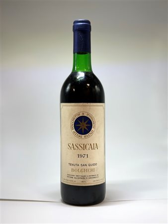  
Tenuta San Guido, Sassicaia 1971
Italia-Toscana 0,75