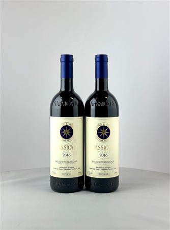  
Tenuta San Guido, Sassicaia 2016
Italia-Toscana 0,75