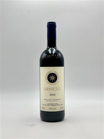  
Tenuta San Guido, Sassicaia 2018
Italia-Toscana 0,75