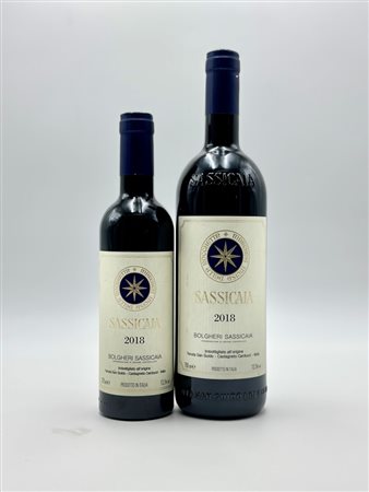  
Tenuta San Guido, Sassicaia 2018
Italia-Toscana 0,75-0,375