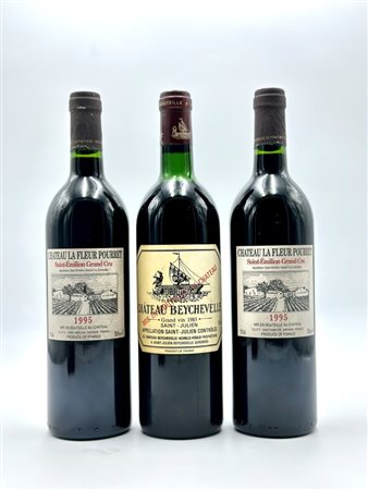  
Château La Flauer Pourret, Saint-Émilion - Château Beychevelle, Saint-Julien 1985-1995
Francia- 0,75