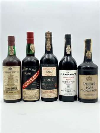  
Selezione Porto - Seeman, Fonseca, Quinta do Noval, Graham's, Pocas 1967-1982-1979
Portogallo-Porto 0,75