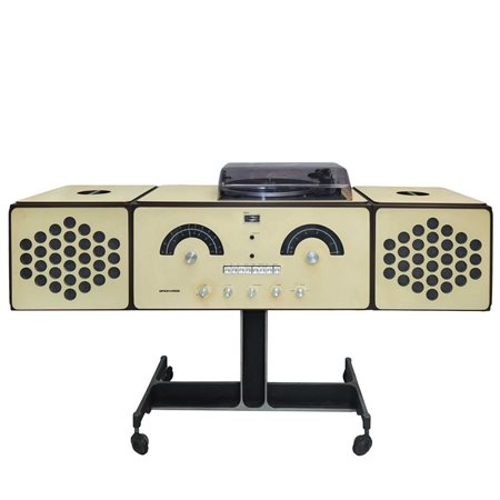 Achille e Piergiacomo Castiglioni per Brionvega - Radiofonografo color crema mod. RR 126, 1965