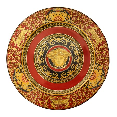 Versace  per Rosenthal - Piatto decorativo Medusa Red