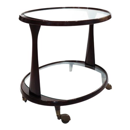 Cesare  Lacca (Napoli  1929)  - Carrello "coffee table"