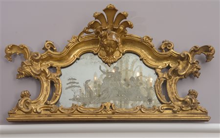  
Coppia di sovrapporta Venezia, metà XVIII secolo
 60 x 110 cm