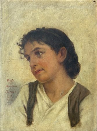  
Ritratto di fanciulla 1905
olio su tela 32 x 24 cm