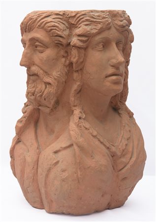  
Portavaso in terracotta Italia, XX secolo
 44 x 30 cm