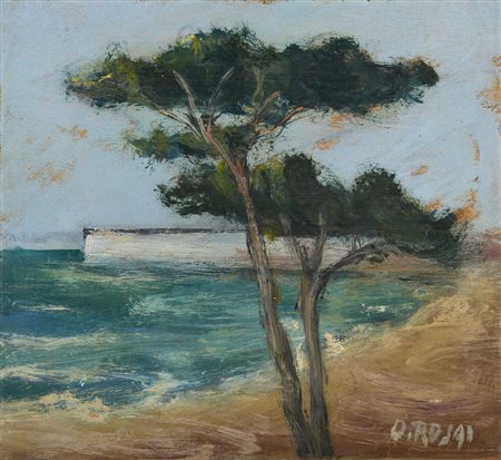 ROSAI OTTONE (1895 - 1957) - MARINA (PINI SUL MARE).