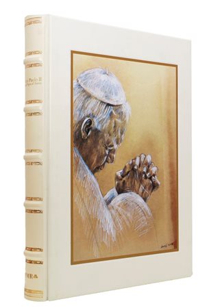 Giovanni Paolo II : l'uomo, il Papa, il Santo. Pubblicato in occasione della Canonizzazione; testo introduttivo di Gianfranco Ravasi, disegni di Giuliano Vangi e testi di V. Battaglia, P. Coda, G. Crepaldi, e molti altri.   