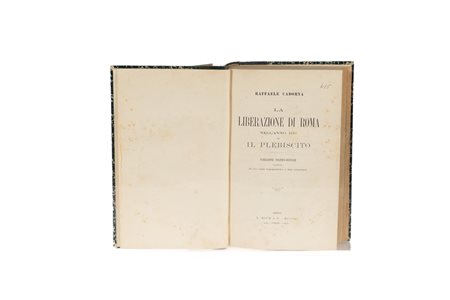 Lotto di due libri Cadorna Raﬀaele e Ricotti Magnani Cesare   