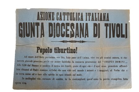 Manifesto dellʹAzione Cattolica Italiana della Giunta Diocesana di Tivoli   