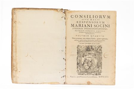 Lotto di due libri di Soccini Mariano e Pasetti Prospero   