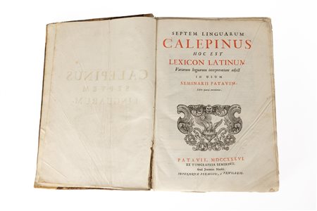 Septem linguarum Calepinus   Ambrogio Calepino