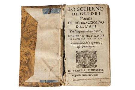 Lo scherno de gli dei poema del Sig. Bracciolino dellʹApi   Francesco Bracciolini