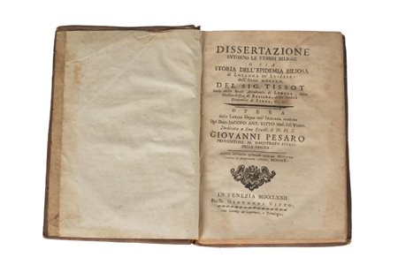 Dissertazione intorno le febbri biliose   Samuel Tissot