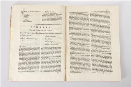 Risposte per la Reu. Cam. Apostolica alle scritture   pubblicate per parte del ser.mo duca di Modena lʹanno 1643   