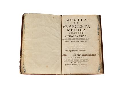 Monita et praecepta medica   Richard Mead