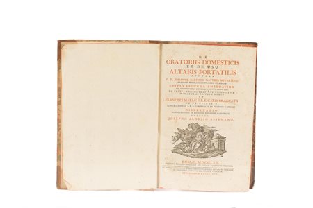 De oratoriis domesticis et De usu altaris portatilis   Giovanni Battista Gattico