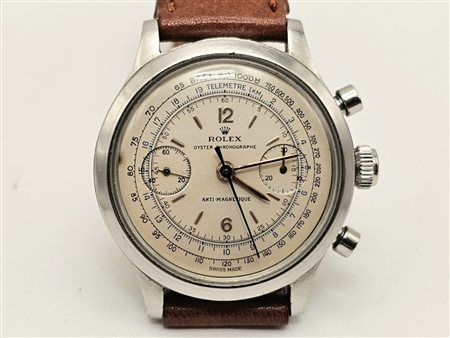 ROLEX  
Cronografo acciao referenza 3525 1945 circa
 