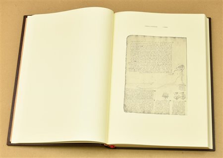 LEONARDO DA VINCI: CODICE LEICESTER volume riccamente illustrato con...