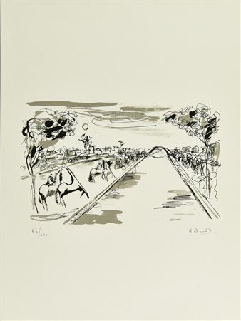 Gian Rodolfo D'Accardi SENZA TITOLO, 1977 serigrafia, cm 40x30; es. 65/300...