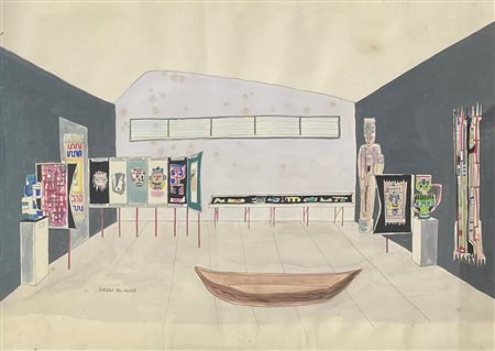 Piero Dorazio “Progetto per museo” 1972