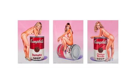 Mel Ramos “Campbell’s soup blondes” 2007