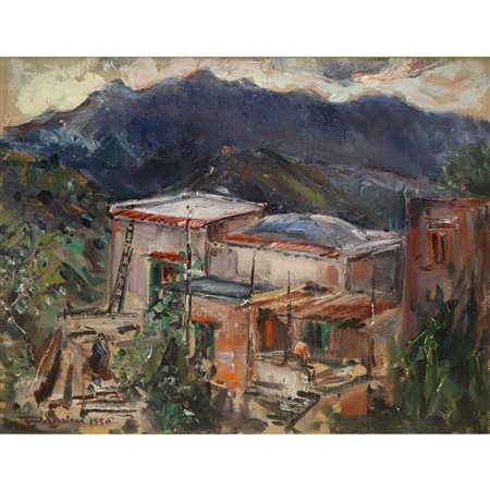 Guido Casciaro (Napoli 25/07/1900-Napoli 1963)  - Paesaggio, 1950