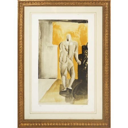 Sandro  Chia (Firenze 1946)  - Figura di uomo