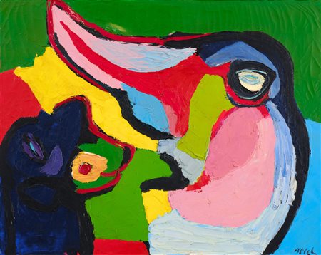 KAREL APPEL
Ours et oiseau, 1971