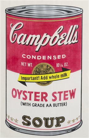 ANDY WARHOL
Campbell's Soup, 1969