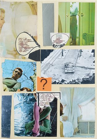 PIGNOTTI LAMBERTO Firenze 1926Molti contemporanei silenzi, 1967collage su...