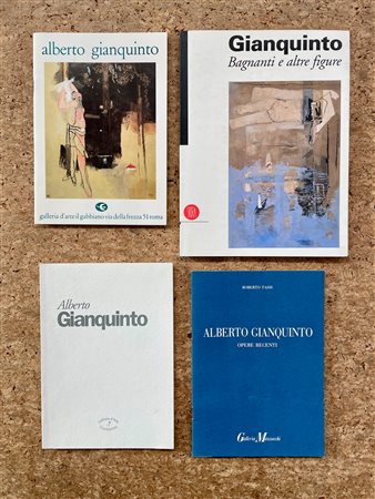 ALBERTO GIANQUINTO - Lotto unico di 4 cataloghi