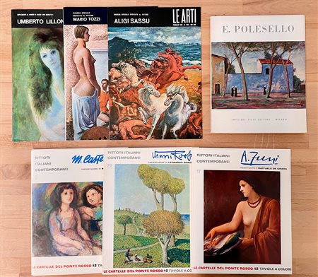 PITTURA FIGURATIVA ITALIANA - Lotto unico di 7 cataloghi