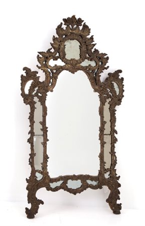 Carved mirror