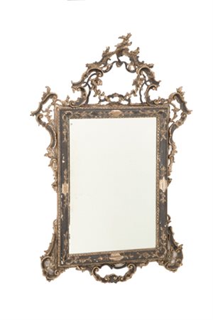 Gilded wooden mirror