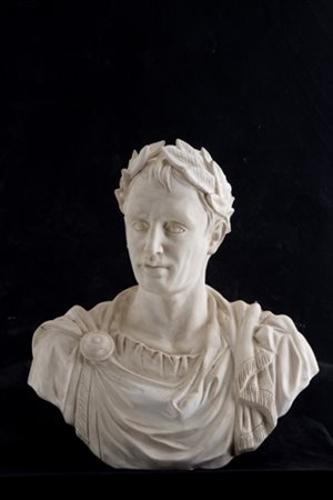 Plaster sculpture "JULIUS CAESAR"