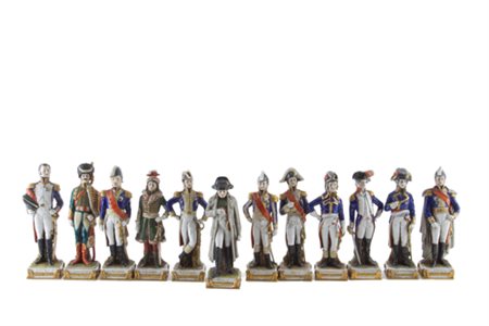 Twelve sculptures "SOLDIERS"