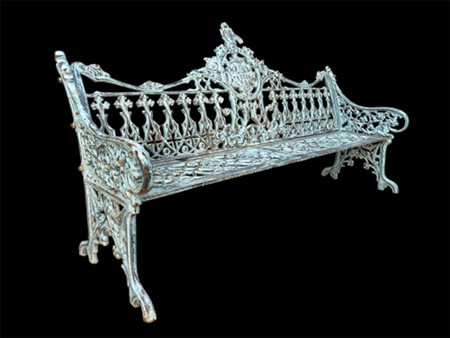 Cast iron bench