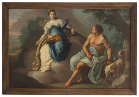 Painting "JUNION WITH SHEPHERD"