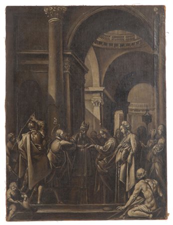 LUIGI SABATELLI. Painting "THE MARRIAGE OF THE VIRGIN"