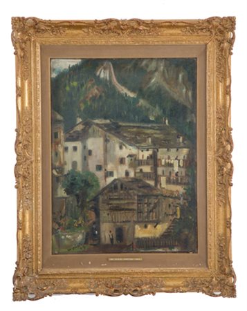 FILIPPO DE PISIS. Painting "CORTINA"