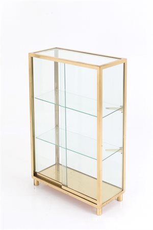 Brass display cabinet