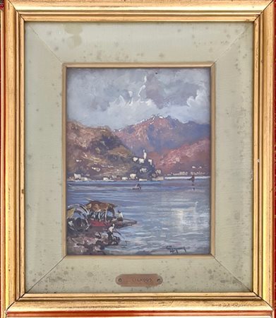 Lorenzo Gignous Modena 1862 - 1958 Porto Ceresio (VA) , Lago Maggiore